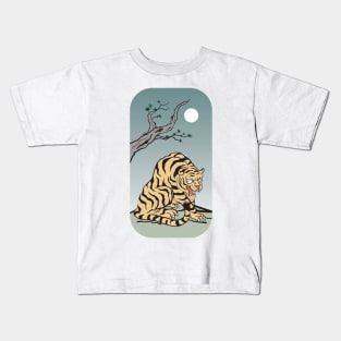 Tiger wood - ukyo e Kids T-Shirt